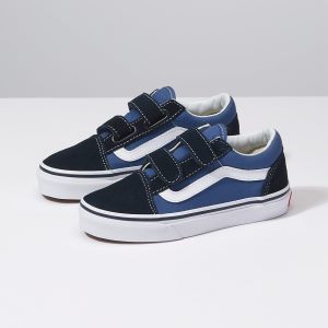 Vans Erkek Çocuk Spor Ayakkabı Old Skool V Lacivert/Beyaz | 99351-135